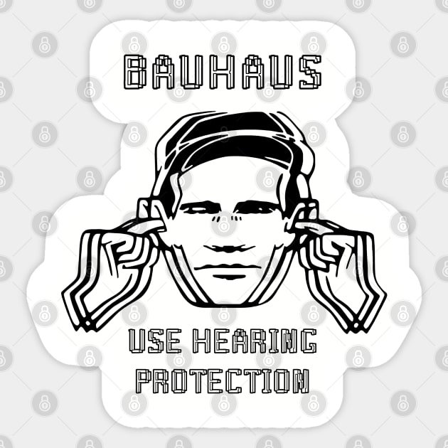 bauhaus Sticker by the haunted bathroom